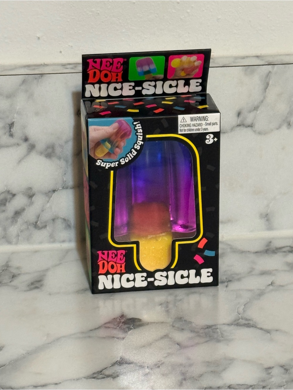 Nee Doh Nice Sicle Rainbow Ombré Purple Blue New & Authentic